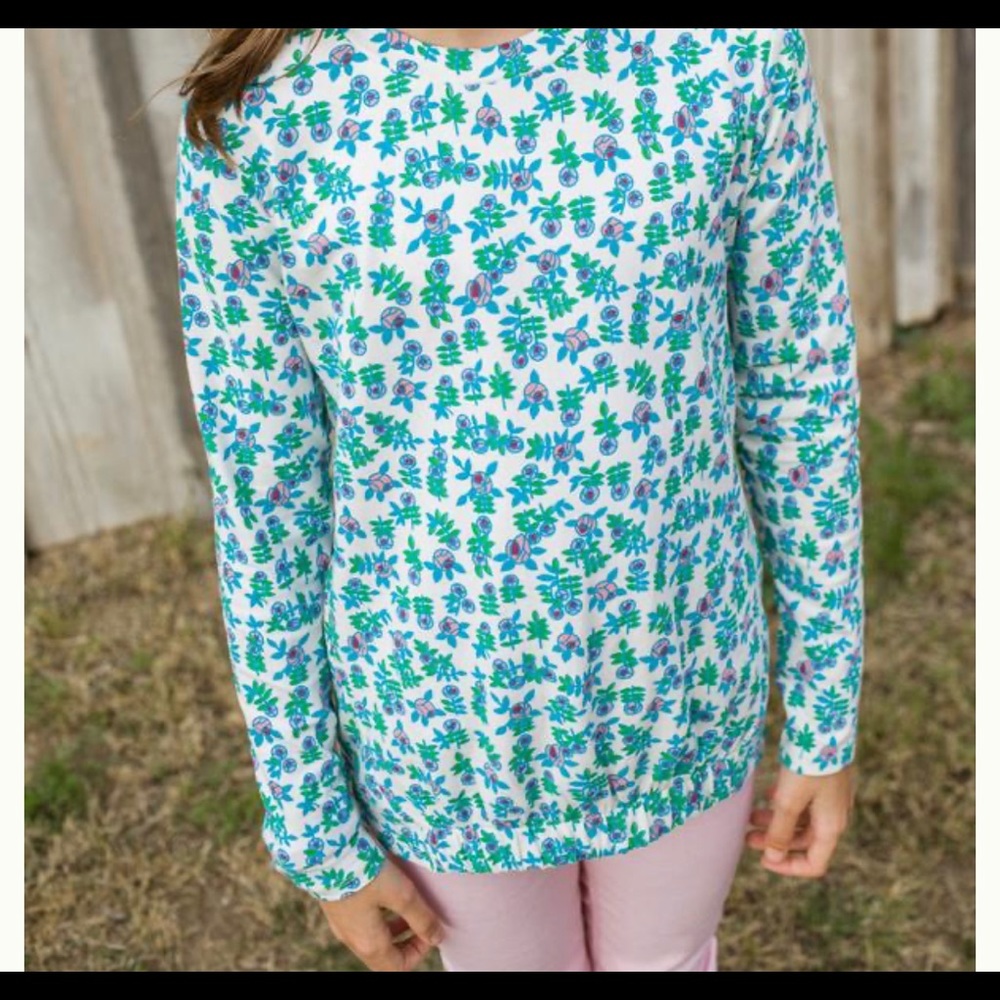 Eyelet & Ivy JoAnn Top in Mod Floral sz 8